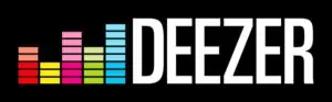 Deezer Logo Black