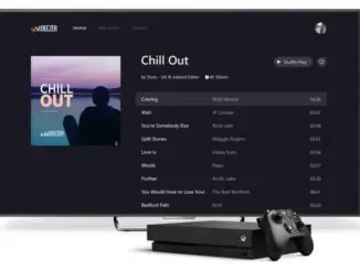 DEEZER playing on the Xbox One
