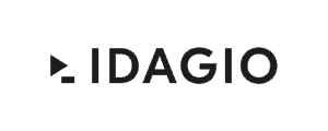 Idagio black logo