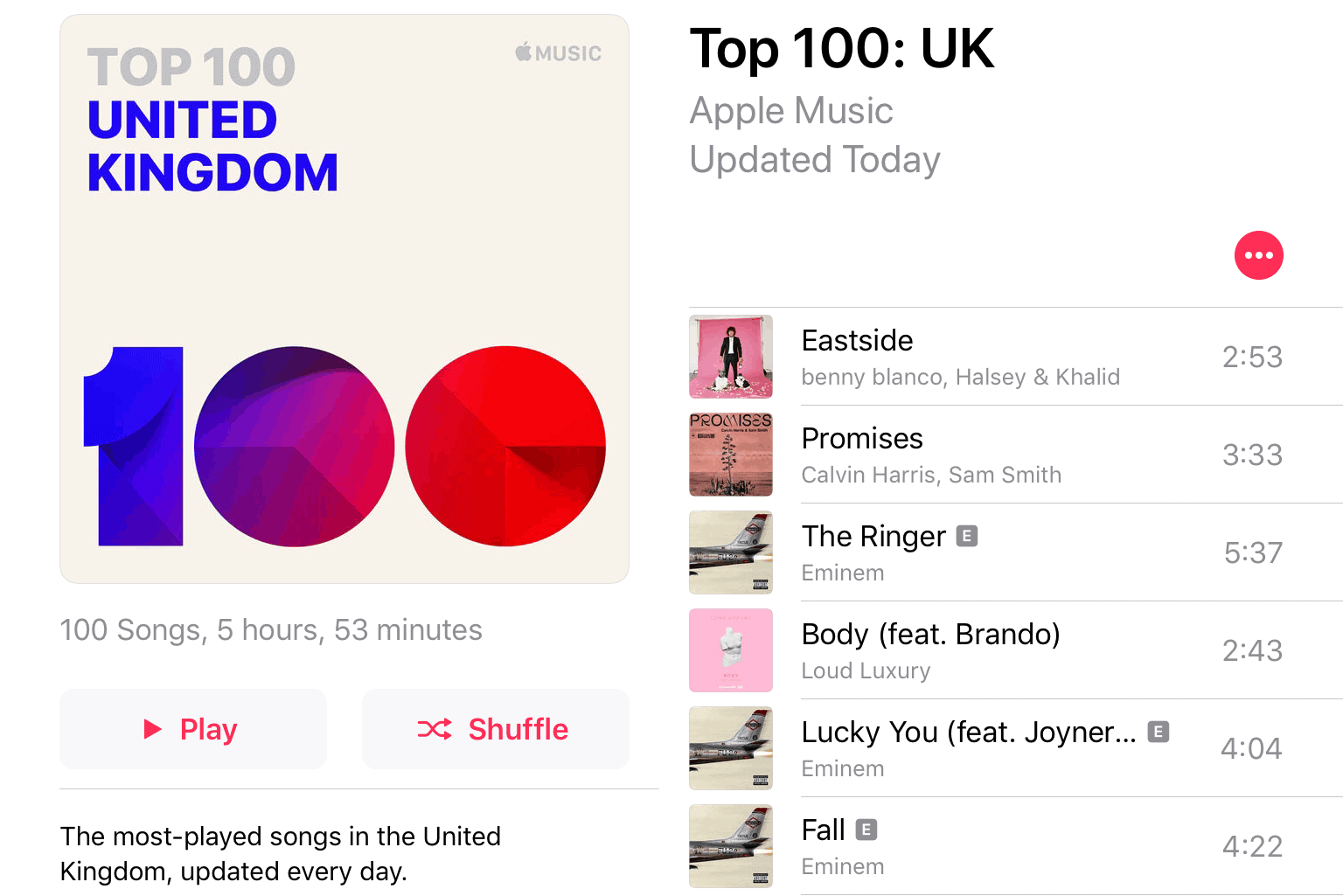 Apple Music Top Charts