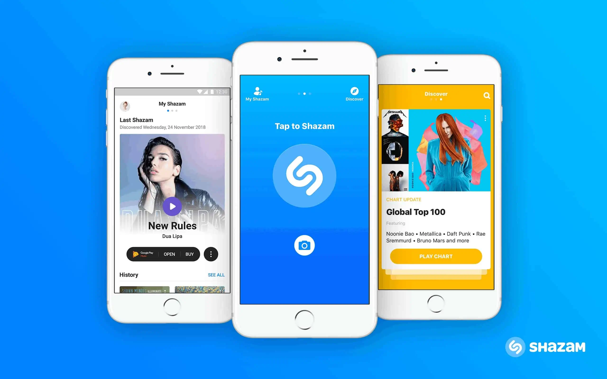 Shazam - Music Discovery, Charts & Song Lyrics