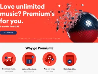 Spotify Premium 99p deal