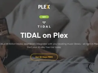 Plex and TIDAL free trial offer