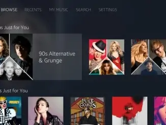 Amazon Music on Android TV screenshot