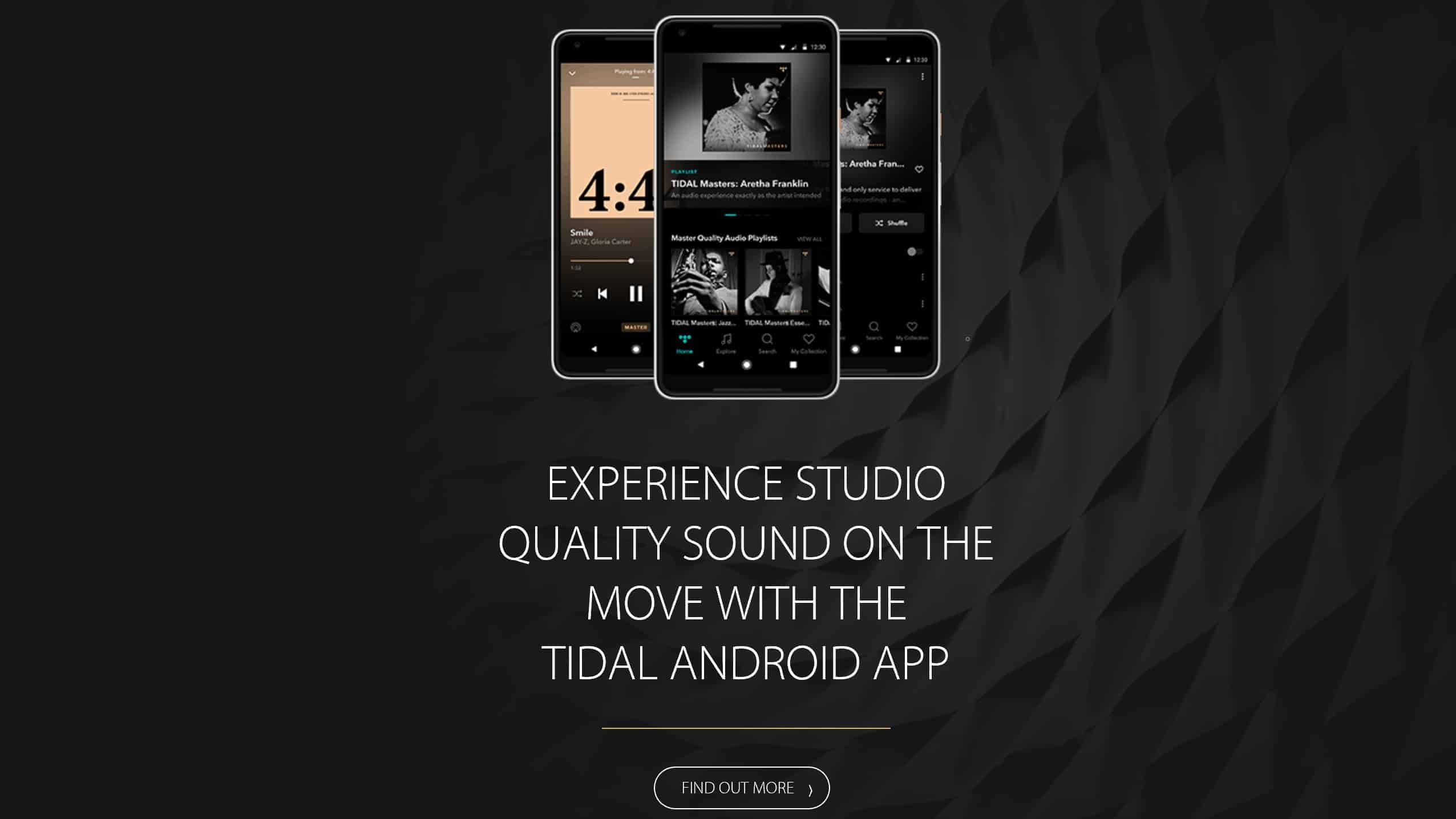 TIDAL Masters now on mobile - High Resolution Audio