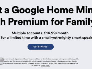 Get a free Google Home Mini in UK with Spotify Family plan