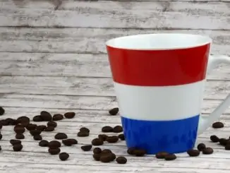 Netherlands flag coffee cup