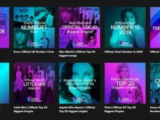 UK Official Charts streaming playlists