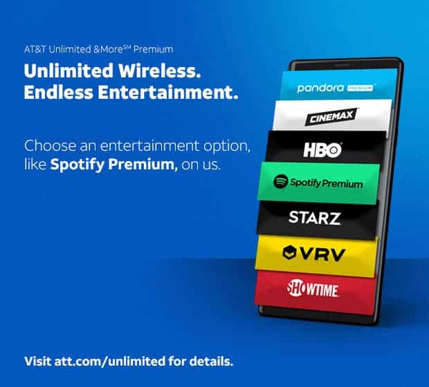 Free Spotify offer with AT&T Unlimited plans