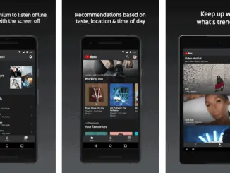 YouTube Music app on Android screenshots