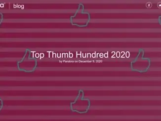 Pandora publishes Top Thumb Hundred 2020