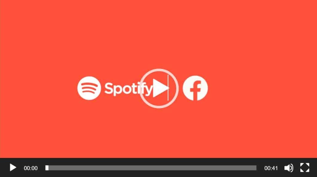How to launch the Spotify Facebook miniplayer