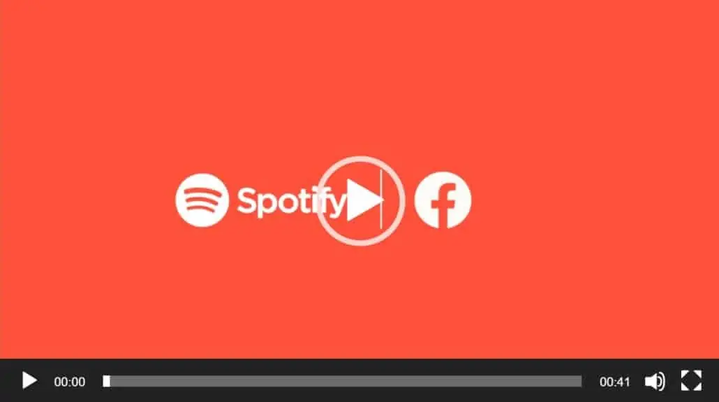 How to launch the Spotify Facebook miniplayer