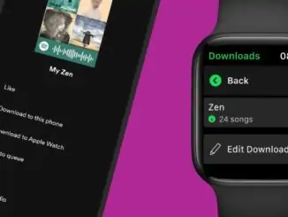 Spotify adds downloading to your Apple Watch