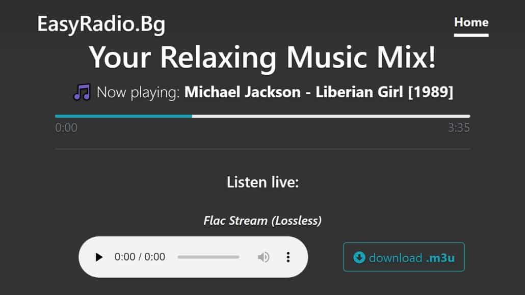 EasyRadio High Resolution Audio