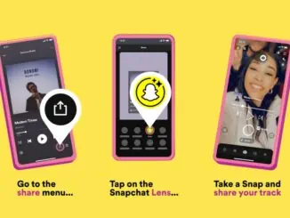 Spotify launches Snapchat Sharing Lens