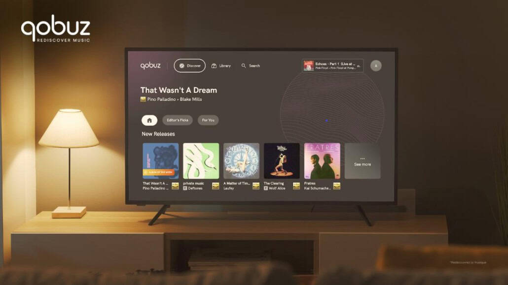 Qobuz launches HiRes app for Android TV